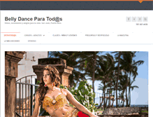 Tablet Screenshot of bellydanceparatodos.com